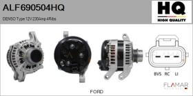 HQ ALF690504HQ - ALT NUEVO DENSO Type 12V 230Amp PFR4
