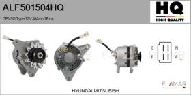 HQ ALF501504HQ - ALT NUEVO DENSO Type 12V 30Amp PV1