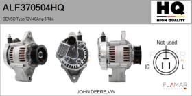 HQ ALF370504HQ - ALT NUEVO DENSO Type 12V 40Amp PR5