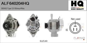 HQ ALF640204HQ - ALT NUEVO DENSO Type 12V 50Amp PR4