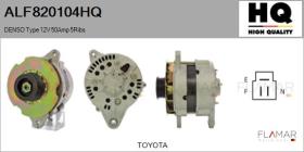 HQ ALF820104HQ - ALT NUEVO DENSO Type 12V 50Amp PR5