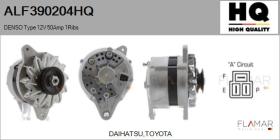 HQ ALF390204HQ - ALT NUEVO DENSO Type 12V 50Amp PV1
