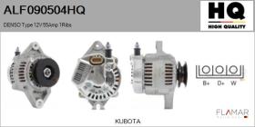 HQ ALF090504HQ - ALT NUEVO DENSO Type 12V 55Amp PFR6