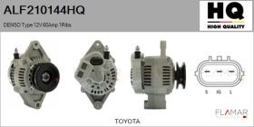 HQ ALF210144HQ - ALT NUEVO DENSO Type 12V 60Amp 1Ribs