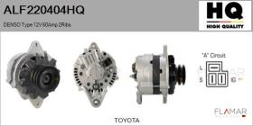 HQ ALF220404HQ - ALT NUEVO DENSO Type 12V 60Amp DP2