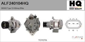 HQ ALF240104HQ - ALT NUEVO DENSO Type 12V 60Amp DP2