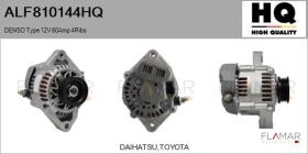 HQ ALF810144HQ - ALT NUEVO DENSO Type 12V 60Amp PR4