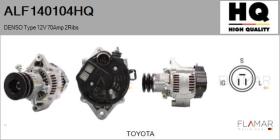 HQ ALF140104HQ - ALT NUEVO DENSO Type 12V 70Amp DP2
