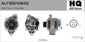 HQ ALF650104HQ - ALT NUEVO DENSO Type 12V 70Amp PR5