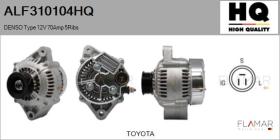 HQ ALF310104HQ - ALT NUEVO DENSO Type 12V 70Amp PR5