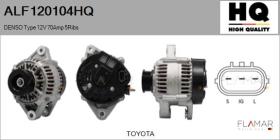 HQ ALF120104HQ - ALT NUEVO DENSO Type 12V 70Amp PR5
