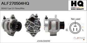 HQ ALF270504HQ - ALT NUEVO DENSO Type 12V 75Amp PR8