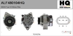 HQ ALF480104HQ - ALT NUEVO DENSO Type 12V 80Amp
