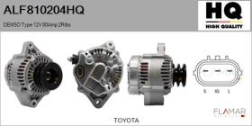 HQ ALF810204HQ - ALT NUEVO DENSO Type 12V 80Amp 2Ribs