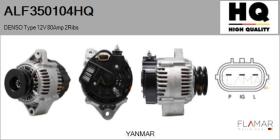 HQ ALF350104HQ - ALT NUEVO DENSO Type 12V 80Amp 2Ribs