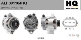 HQ ALF001104HQ - ALT NUEVO DENSO Type 12V 80Amp 4Ribs
