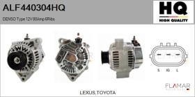 HQ ALF440304HQ - ALT NUEVO DENSO Type 12V 80Amp PR6