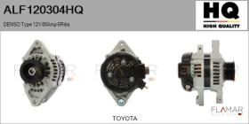 HQ ALF120304HQ - ALT NUEVO DENSO Type 12V 80Amp PR6