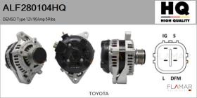 HQ ALF280104HQ - ALT NUEVO DENSO Type 12V 90Amp PFR5