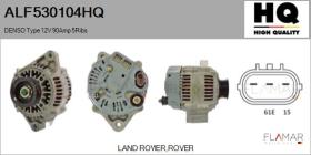 HQ ALF530104HQ - ALT NUEVO DENSO Type 12V 90Amp PR5