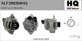 HQ ALF260304HQ - ALT NUEVO DENSO Type 12V 90Amp PR6
