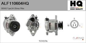 HQ ALF110604HQ - ALT NUEVO DENSO Type 24V 25Amp 1Ribs