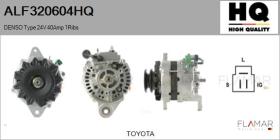 HQ ALF320604HQ - ALT NUEVO DENSO Type 24V 40Amp PV1