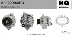 HQ ALF220604HQ - ALT NUEVO DENSO Type 24V 60Amp