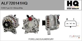 HQ ALF720141HQ - ALT NUEVO FORD Type 12V 135Amp PR6
