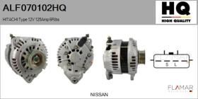 HQ ALF070102HQ - ALT NUEVO HITACHI Type 12V 125Amp 6Ribs