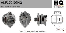 HQ ALF370102HQ - ALT NUEVO HITACHI Type 12V 135Amp PR7