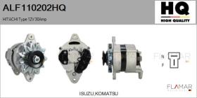 HQ ALF110202HQ - ALT NUEVO HITACHI Type 12V 30Amp