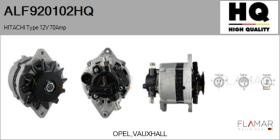 HQ ALF920102HQ - ALT NUEVO HITACHI Type 12V 70Amp