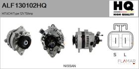 HQ ALF130102HQ - ALT NUEVO HITACHI Type 12V 70Amp