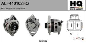 HQ ALF440102HQ - ALT NUEVO HITACHI Type 12V 70Amp PR6