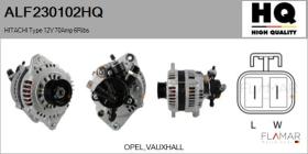 HQ ALF230102HQ - ALT NUEVO HITACHI Type 12V 70Amp PR6