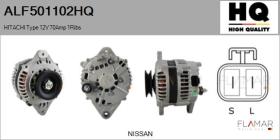 HQ ALF501102HQ - ALT NUEVO HITACHI Type 12V 70Amp PV1