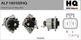 HQ ALF140102HQ - ALT NUEVO HITACHI Type 12V 70Amp PV1