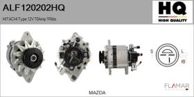 HQ ALF120202HQ - ALT NUEVO HITACHI Type 12V 70Amp PV1