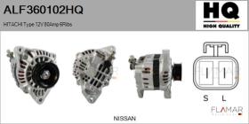 HQ ALF360102HQ - ALT NUEVO HITACHI Type 12V 80Amp PR6