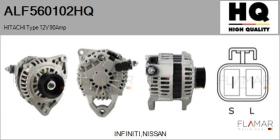 HQ ALF560102HQ - ALT NUEVO HITACHI Type 12V 90Amp