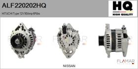 HQ ALF220202HQ - ALT NUEVO HITACHI Type 12V 90Amp 6Ribs