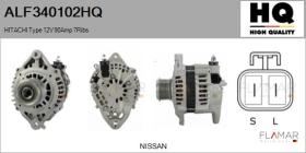 HQ ALF340102HQ - ALT NUEVO HITACHI Type 12V 90Amp PR7