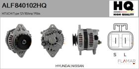 HQ ALF840102HQ - ALT NUEVO HITACHI Type 12V 90Amp PV1