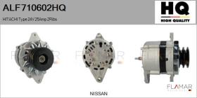 HQ ALF710602HQ - ALT NUEVO HITACHI Type 24V 25Amp DP2