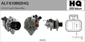 HQ ALF610602HQ - ALT NUEVO HITACHI Type 24V 50Amp PM3