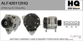 HQ ALF420112HQ - ALT NUEVO LETRIKA Type 12V 120Amp PR8