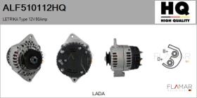HQ ALF510112HQ - ALT NUEVO LETRIKA Type 12V 80Amp