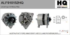 HQ ALF910152HQ - ALT NUEVO LUCAS Type 12V 55Amp PV1