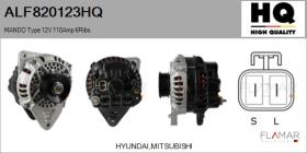 HQ ALF820123HQ - ALT NUEVO MANDO Type 12V 110Amp PR6